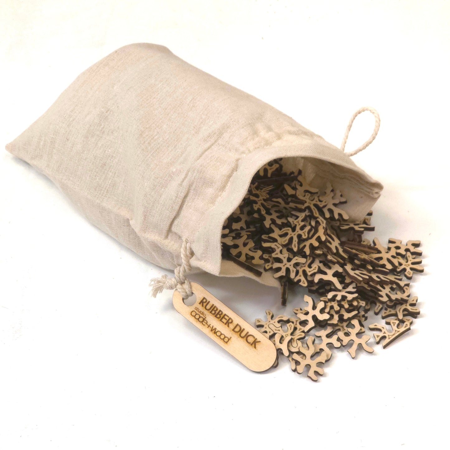 Badeend | Houten Puzzel  | Chaos serie - 400 stukjes