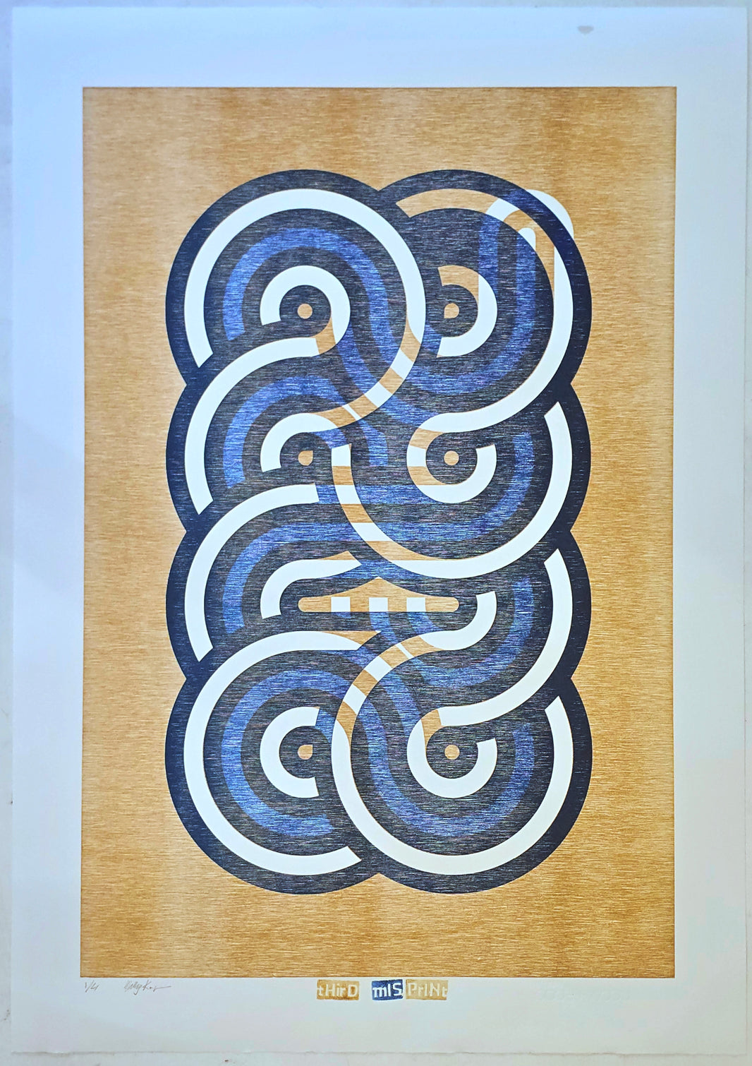 Third Misprint, Wood Relief Print, 50x70cm, Edition of 4