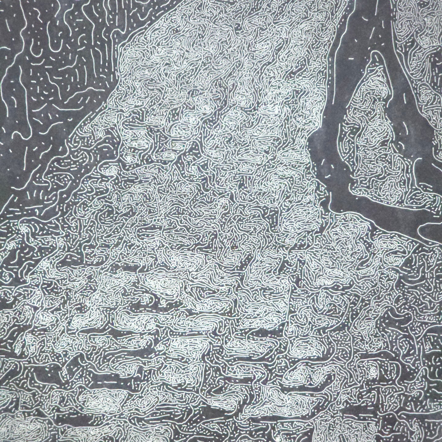 Houtgravure "After Hours"