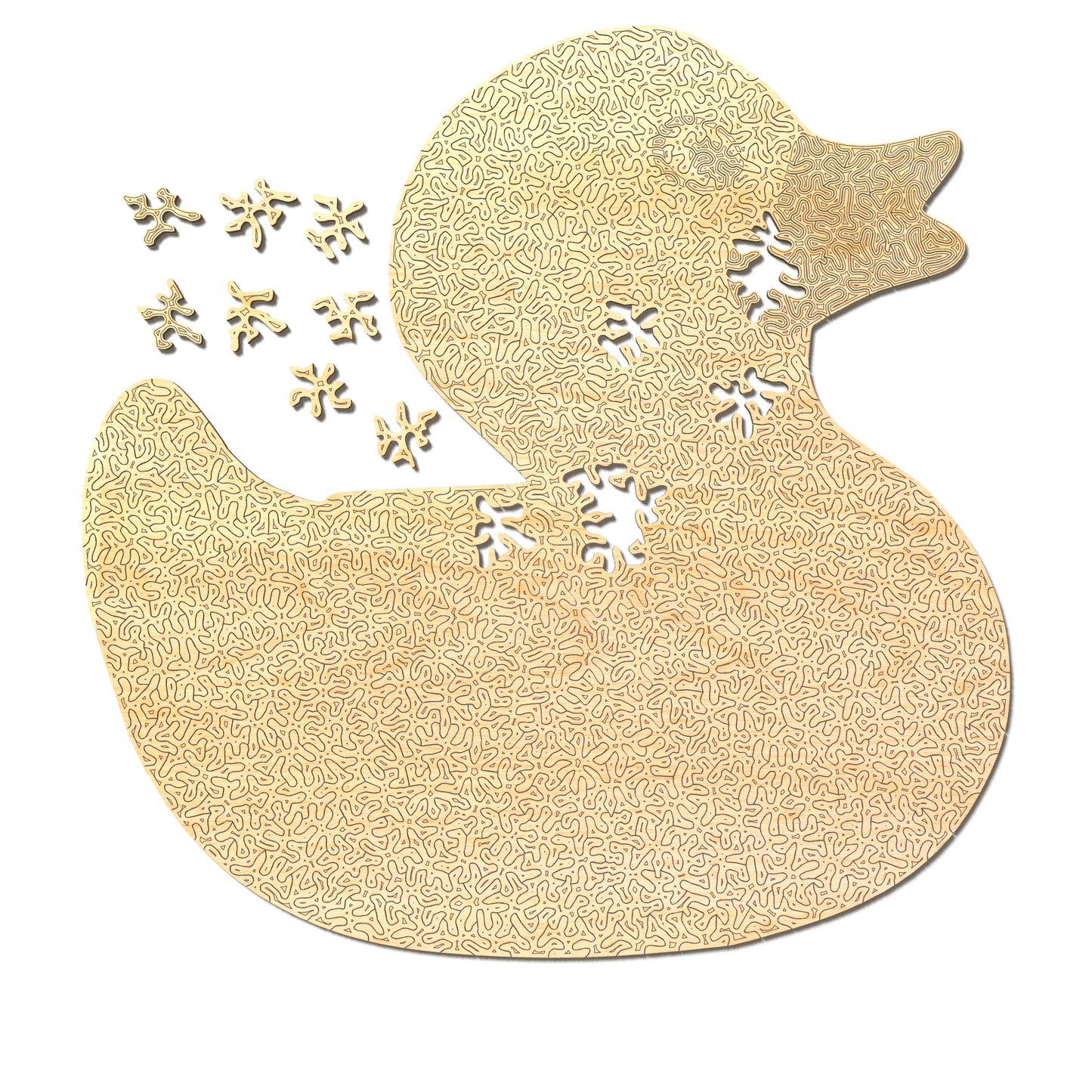 Badeend | Houten Puzzel  | Chaos serie - 400 stukjes