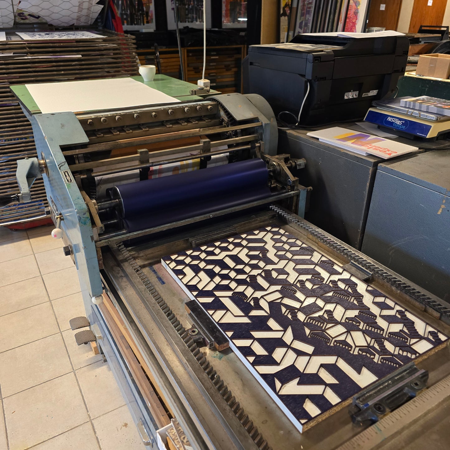 FMI02,Wood Relief Print, 50x70cm, Edition of 5