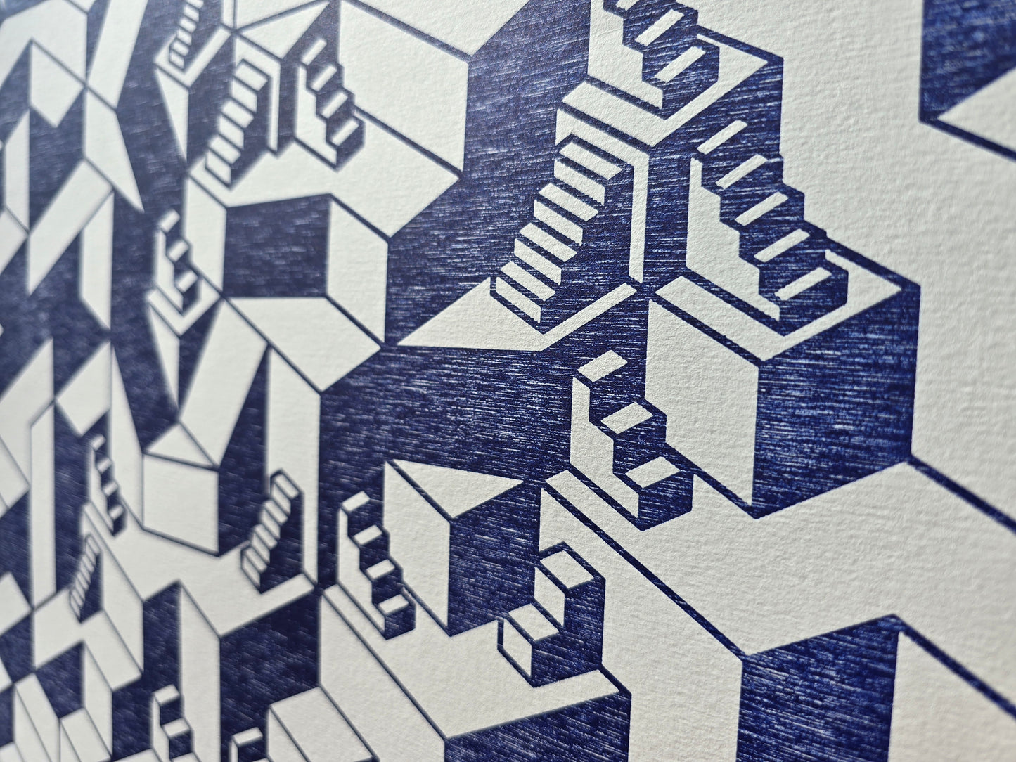 FMI02,Wood Relief Print, 50x70cm, Edition of 5