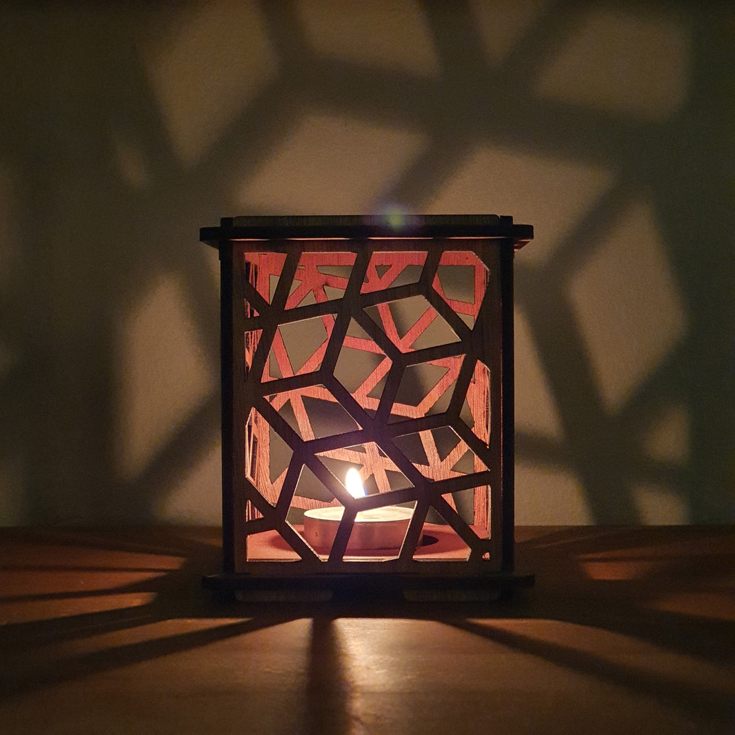 City Blocks Waxinelichthouder - kaboomlaser