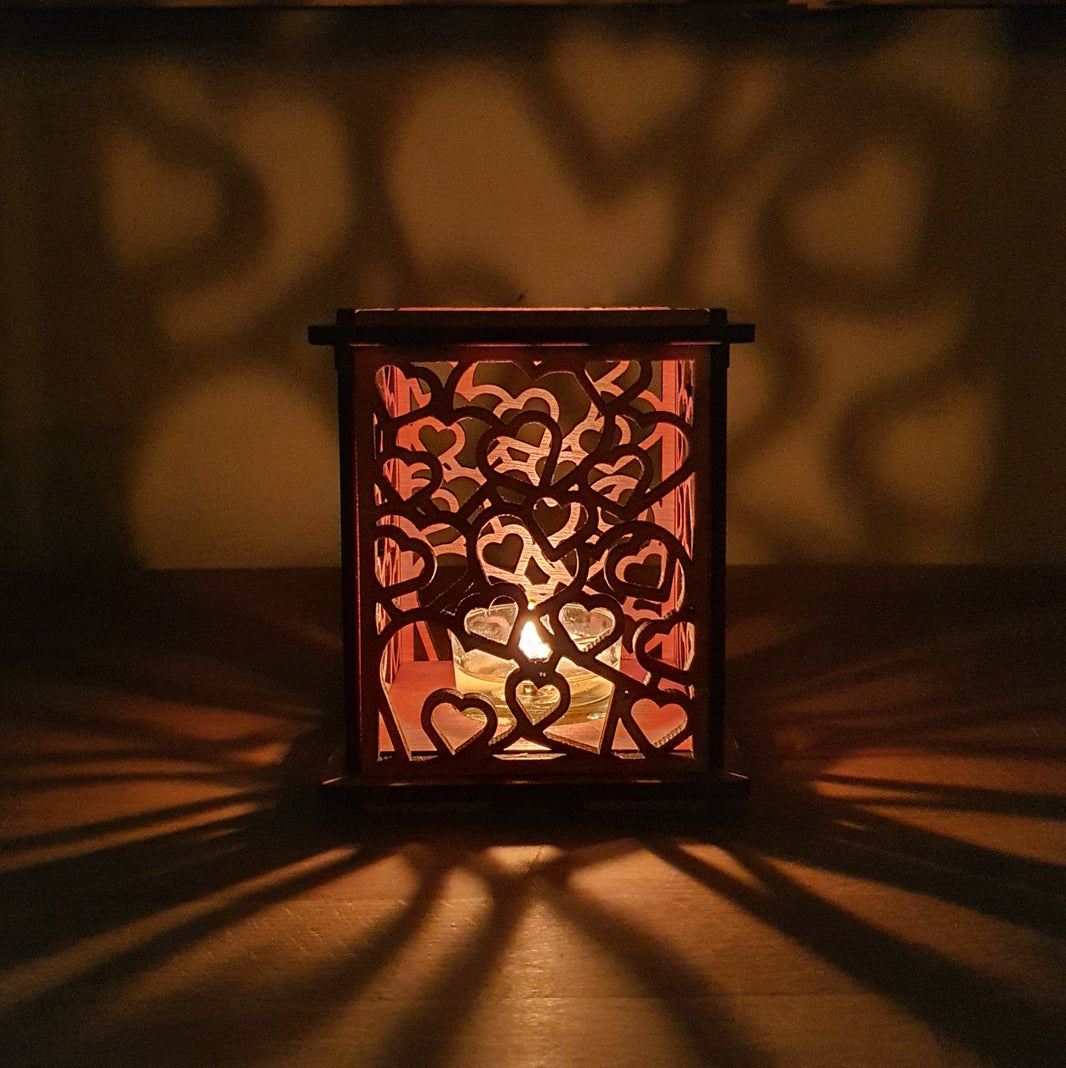 Hartjes Waxinelichthouder