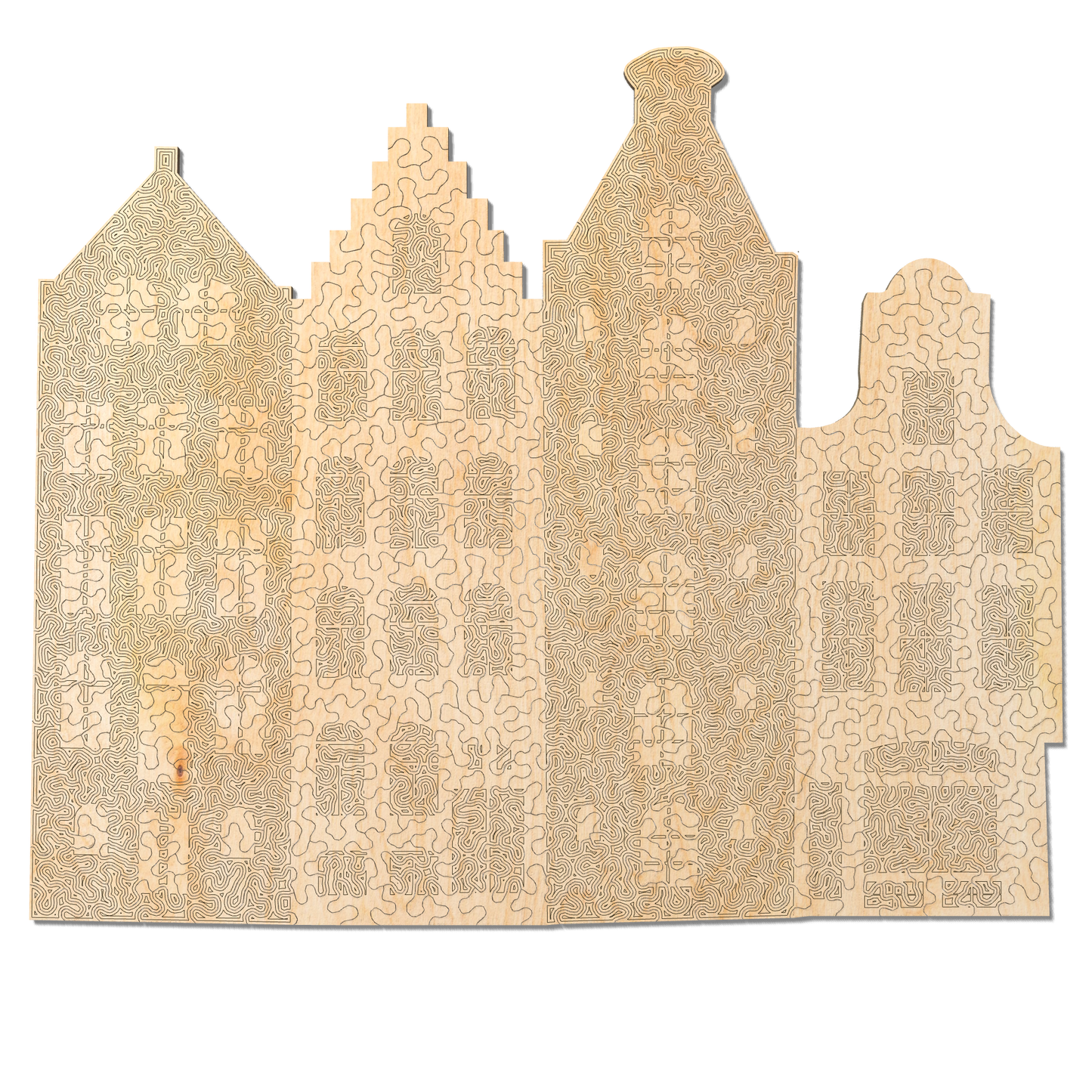 Canal Houses | Wooden Puzzle | Chaos series | 300 pieces | Masterpiece Collection