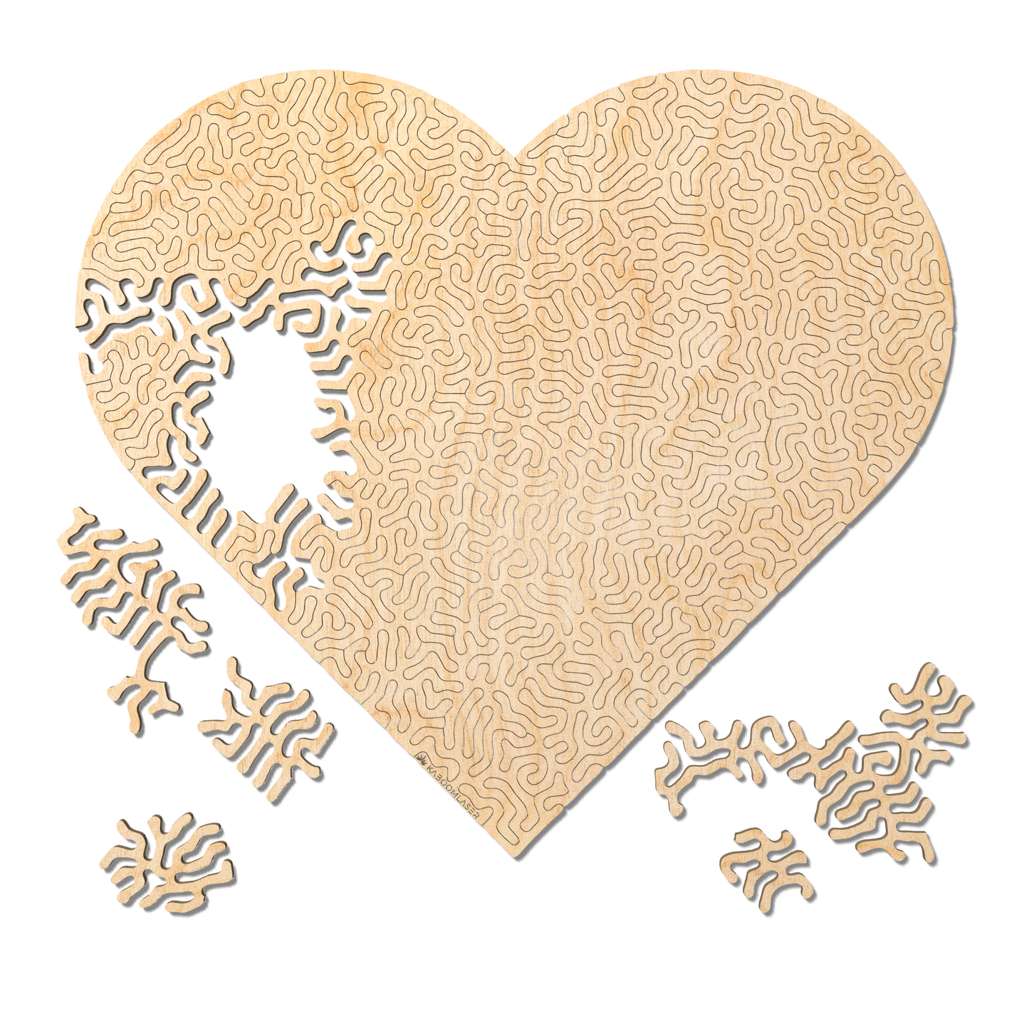 Broken Heart XL | Wooden Puzzle | Entropy series