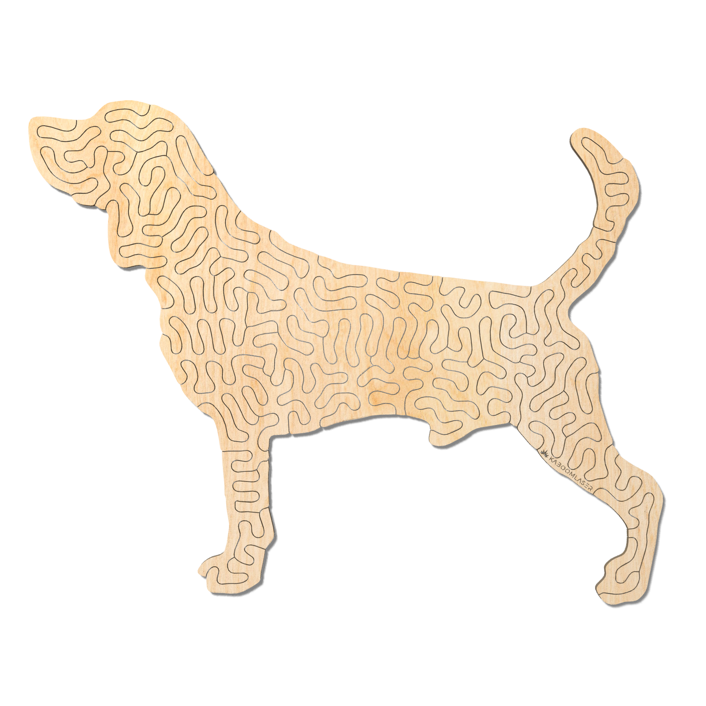 Dog | Wooden puzzle | Entropy series | 38 pieces