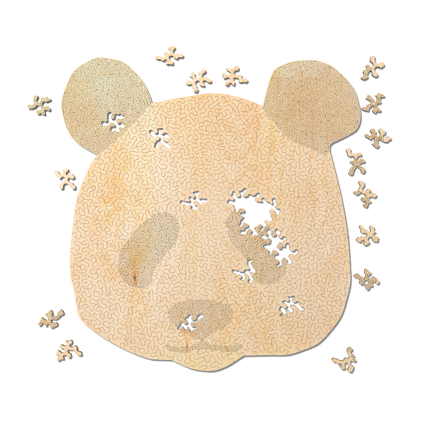 Panda | Wooden Puzzle | Chaos series | 307 pieces