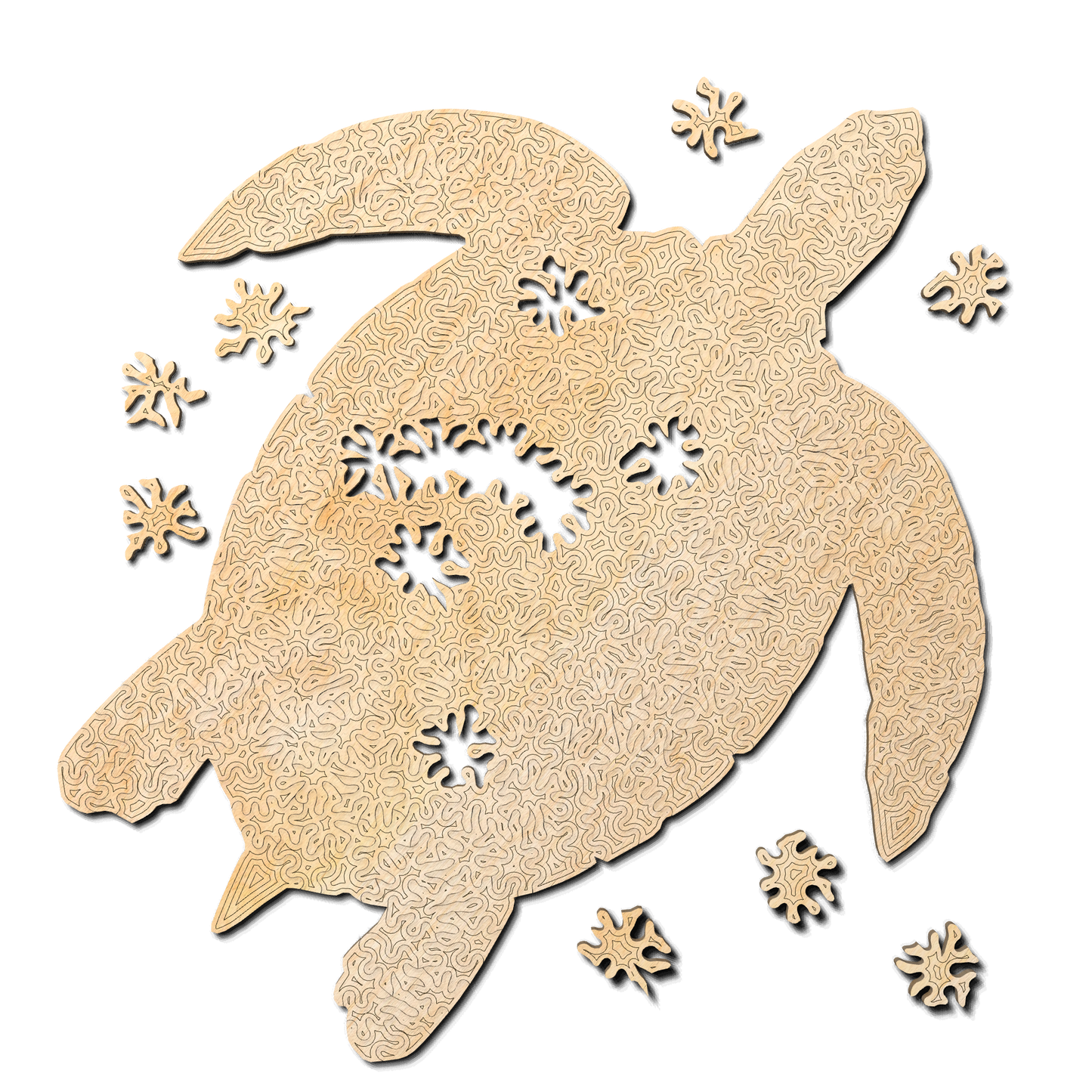 Sea turtle | Wooden Puzzle | Chaos series - 200 pieces